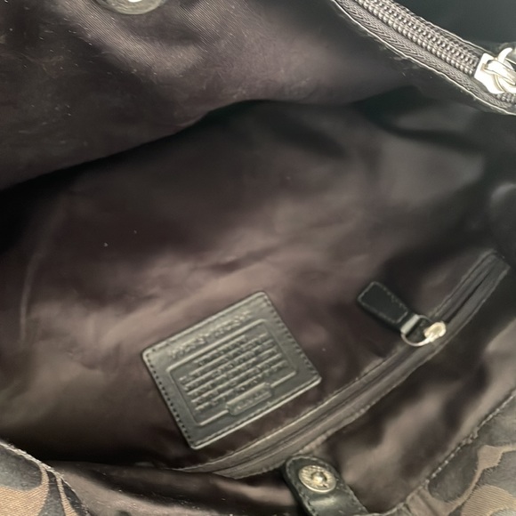 Coach Handbag Dark Brown - Picture 7 of 9